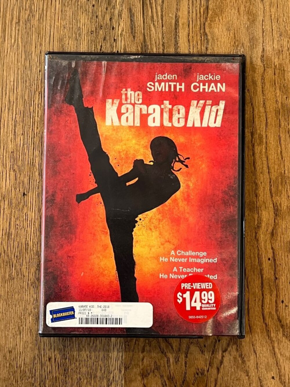 The Karate Kid 2010 Movie DVD Drama Jaden Smith Jackie Chan Pre-Owned
